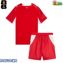 Sveits Hjemmedraktsett Barn VM 2026 Kortermet (+ Korte bukser)